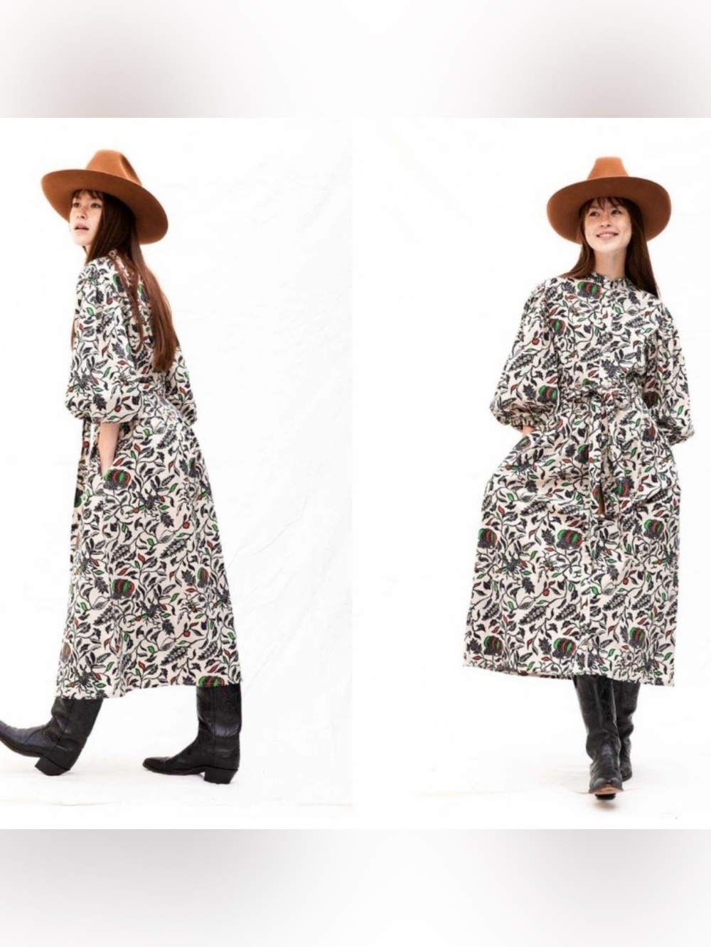 New Love the Label Lola Dress Willow Black Print Medium